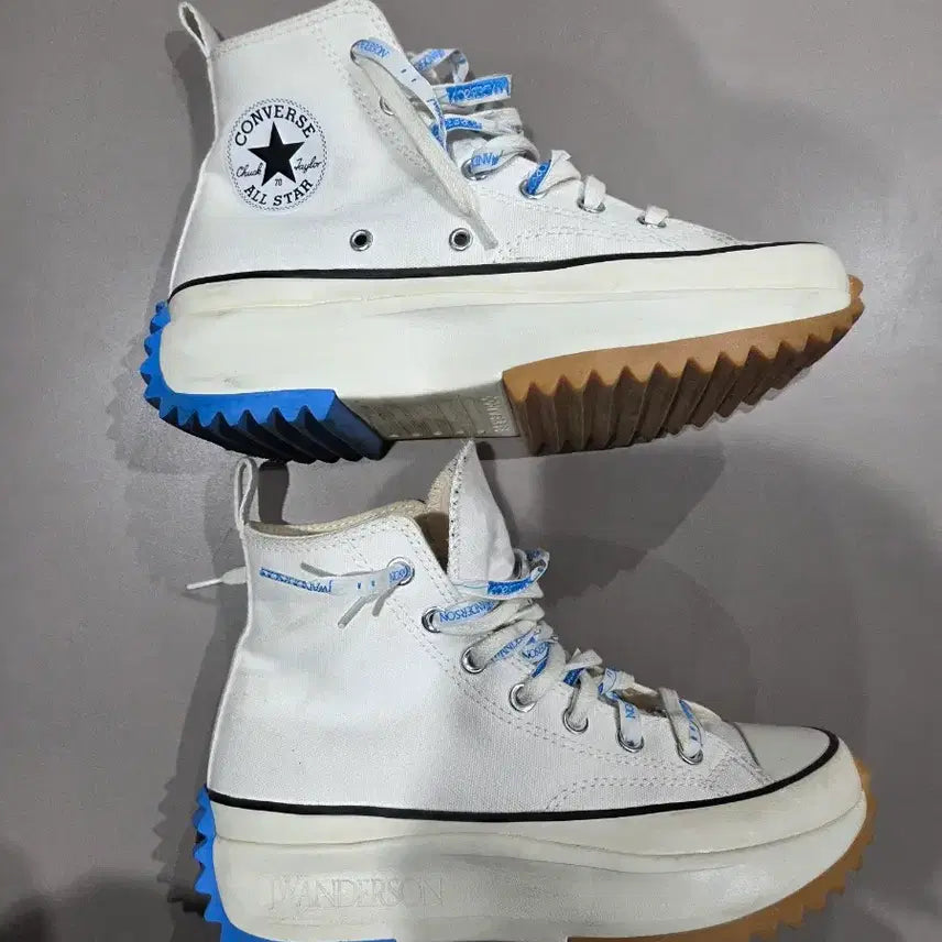 [BUNJANG] Converse Run Star Hike JW Anderson White Sneakers / 컨버스 런스타 하이크 JW 앤더슨 화이트 240