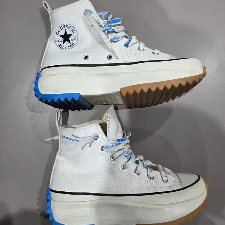 [BUNJANG] Converse Run Star Hike JW Anderson White Sneakers / 컨버스 런스타 하이크 JW 앤더슨 화이트 240