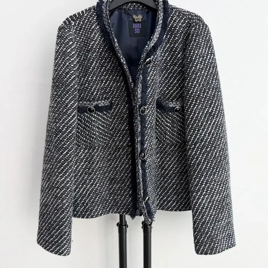 [BUNJANG] ANNA SUI Tweed Jacket / 정품 안나수이 ANNA SUI 트위드 자켓