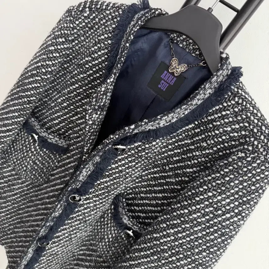 [BUNJANG] ANNA SUI Tweed Jacket / 정품 안나수이 ANNA SUI 트위드 자켓