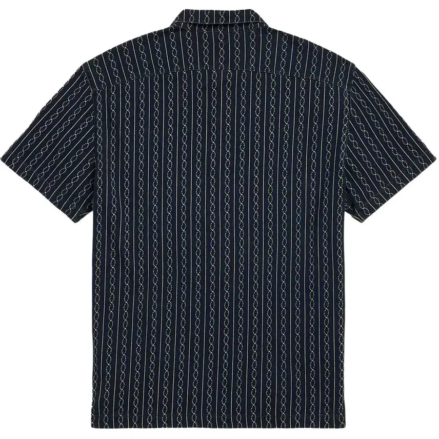 [BUNJANG] RRL Indigo Print Jersey Camp Shirt / RRL 인디고 프린트 저지 캠프 셔츠 L