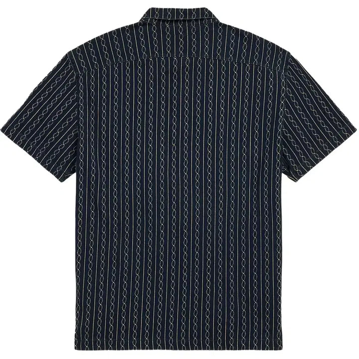 [BUNJANG] RRL Indigo Print Jersey Camp Shirt / RRL 인디고 프린트 저지 캠프 셔츠 L