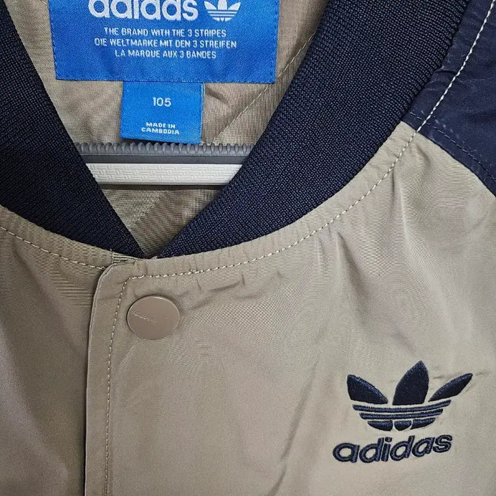 [BUNJANG] Adidas Embroidered Stadium Jacket 105 / 아디다스 엠브로이더드 스타디움 자켓 105