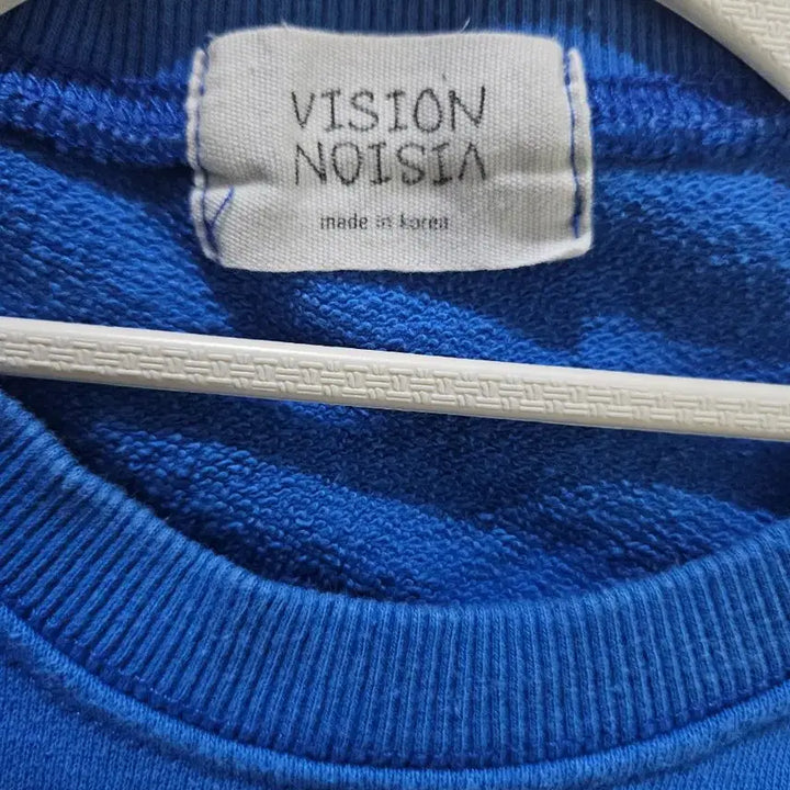 [BUNJANG] VISTAN Blue Printing Sweatshirt / VISTAN 블루 프린팅 맨투맨 티셔츠
