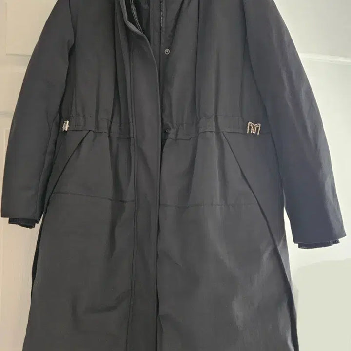 [BUNJANG] Hanseom Mine Layered Emblem Goose Down Jumper / 22F/W 한섬 마인 정품 레이어 엠블럼 구스다운 점퍼