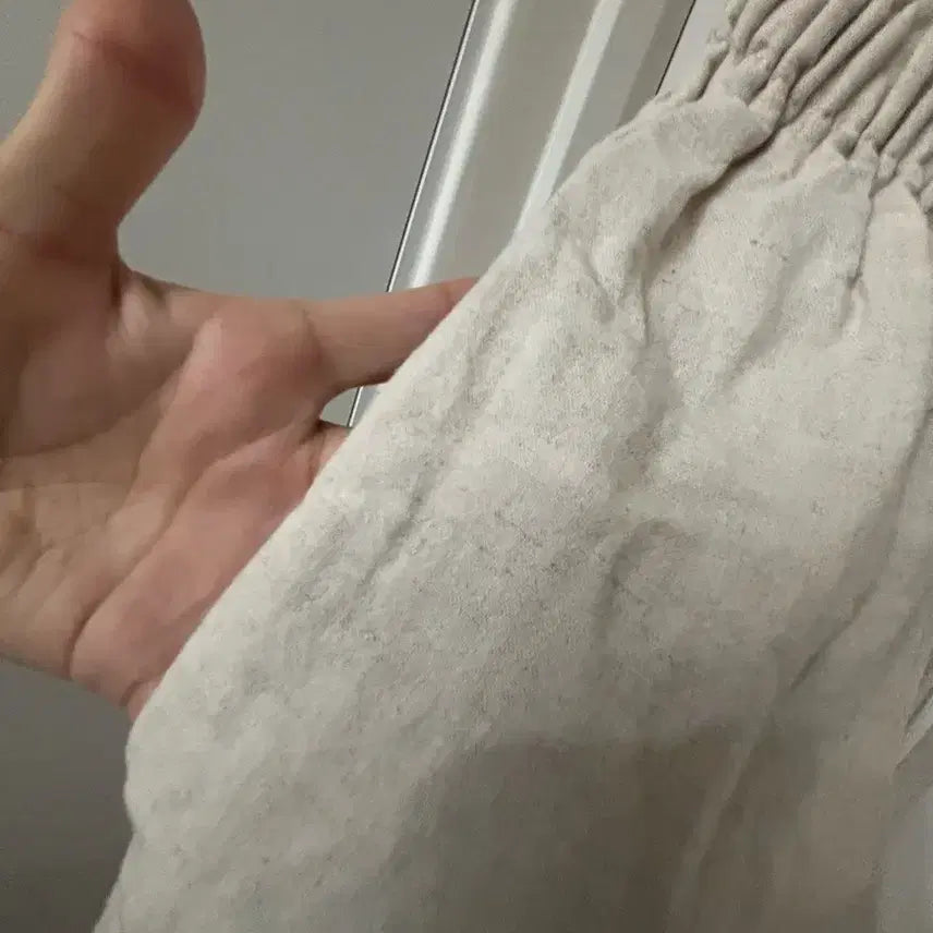 [BUNJANG] Linen Two-Piece Coordinate Set / 새상품) 린넨 투피스 코디 세트 free