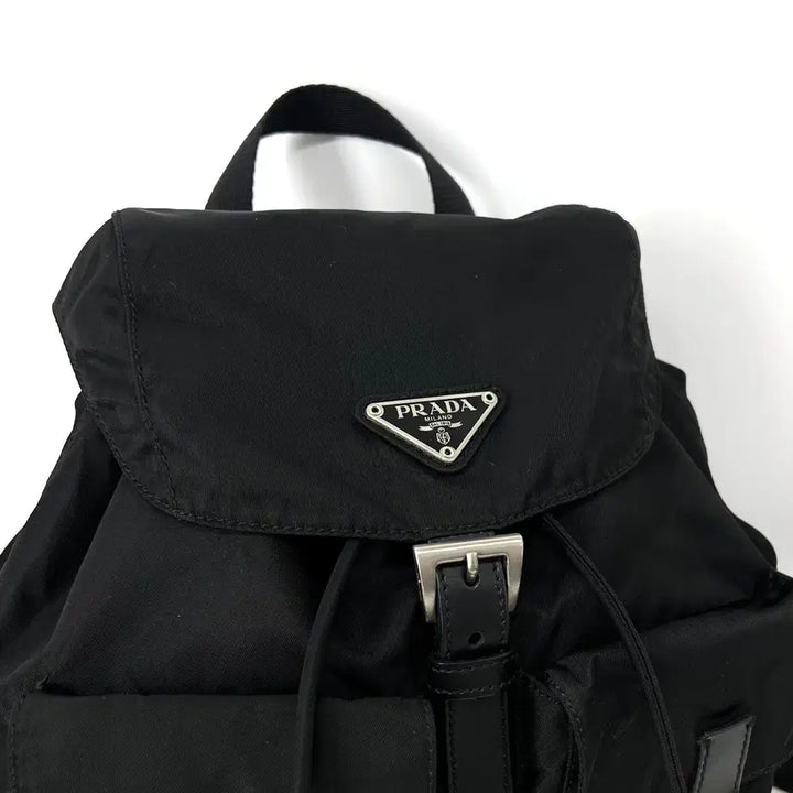 [BUNJANG] Prada Nylon Backpack Black Small / [감정완료] 프라다 삼각로고 나일론 백팩 블랙 스몰
