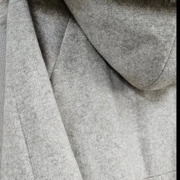 [BUNJANG] KL by LYNN Fox Fur Hooded Jacket / KL by LYNN 루즈핏 폭스퍼 후드자켓 택포