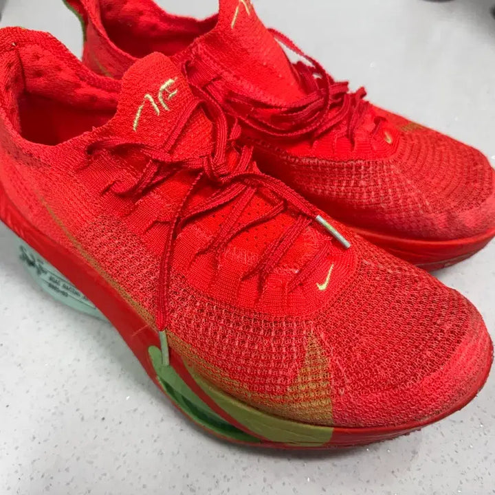 [BUNJANG] Nike Air Zoom Alphafly NEXT% 3 Brighton Crimson Lime Blast / 나이키 에어 줌 알파플라이 넥스트% 3 브라이튼 크림슨 라임 블라스트