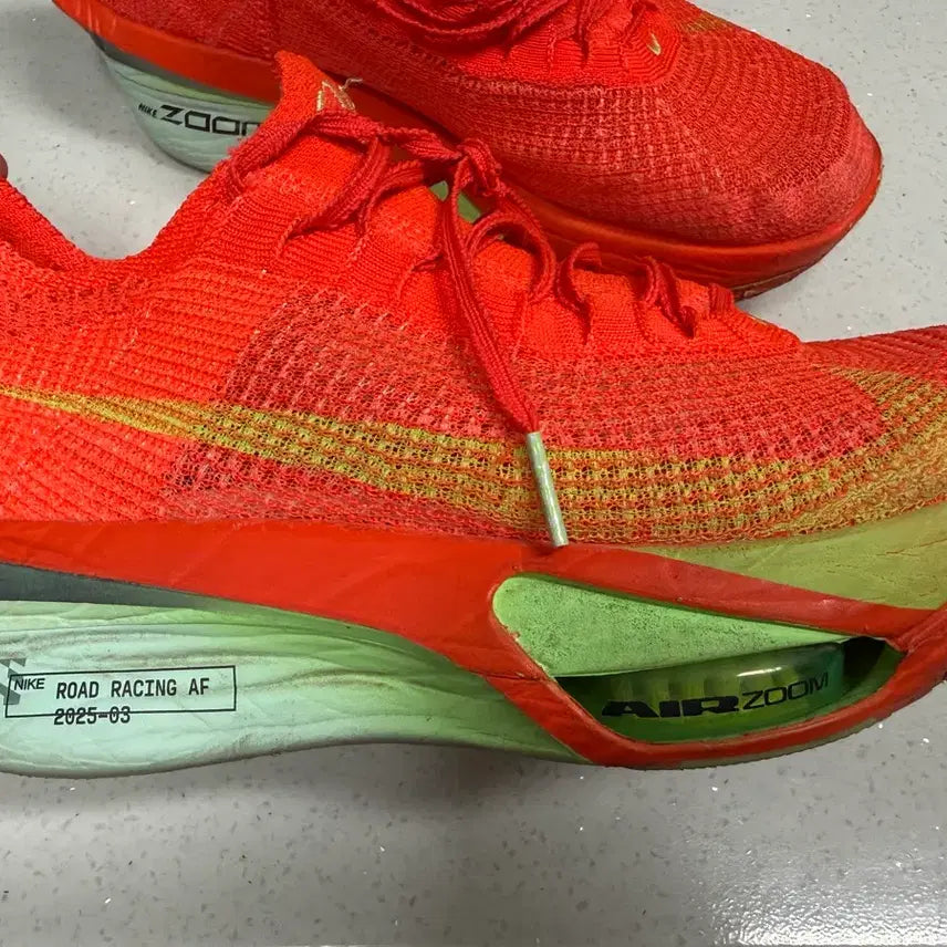 [BUNJANG] Nike Air Zoom Alphafly NEXT% 3 Brighton Crimson Lime Blast / 나이키 에어 줌 알파플라이 넥스트% 3 브라이튼 크림슨 라임 블라스트