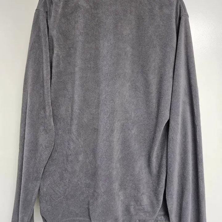 [BUNJANG] FILA Gray Fleece Half-Zip Pullover / 휠라 FILA 그레이 폴라폴리스 하프집업