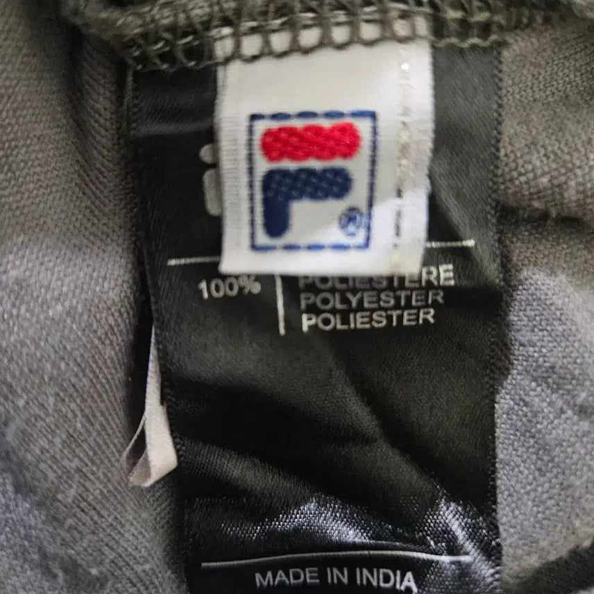 [BUNJANG] FILA Gray Fleece Half-Zip Pullover / 휠라 FILA 그레이 폴라폴리스 하프집업