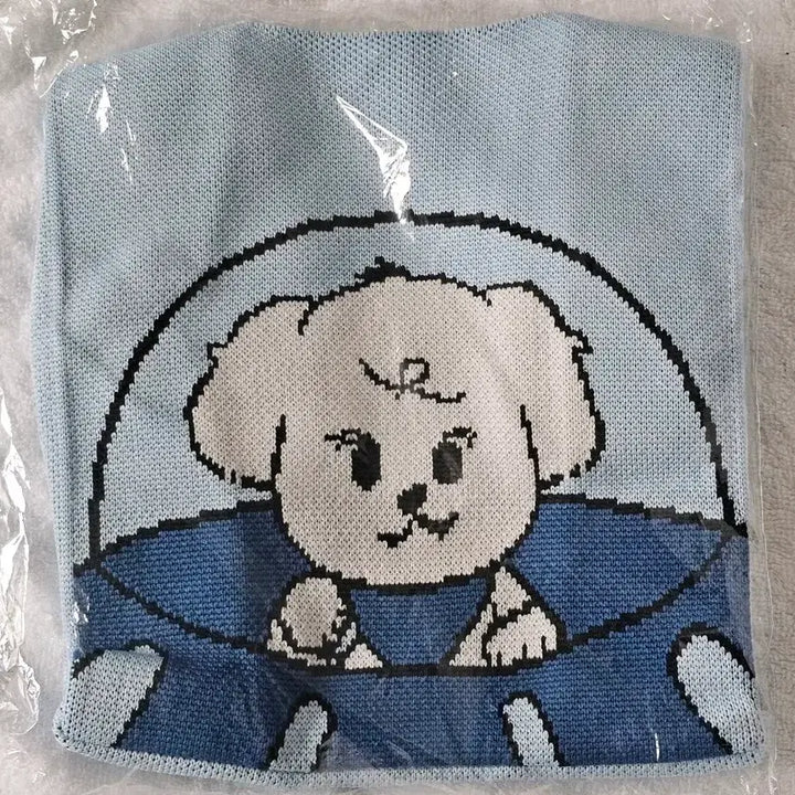 [BUNJANG] SEVENTEEN Mingyu 2025 Birthday Cafe Knit Bag / 세븐틴 민규 2025생카 굿즈 니트백