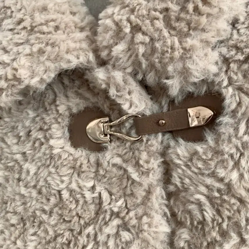 [BUNJANG] Wool Mustang Fur Jacket / 양털 무스탕 퍼자켓