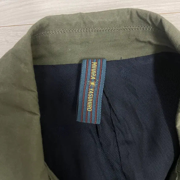 [BUNJANG] Mihara Yasuhiro Kaki Cotton Trench Coat / 미하라 야스히로 카키 코튼 트렌치코트