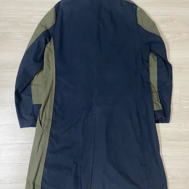 [BUNJANG] Mihara Yasuhiro Kaki Cotton Trench Coat / 미하라 야스히로 카키 코튼 트렌치코트