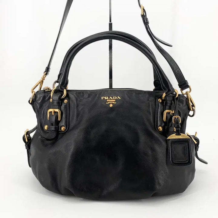 [BUNJANG] Prada Soft Calf Leather Tote Bag 2-Way BR4281 / [매장구매] 프라다 소프트카프 토트백 숄더백 2way br4281