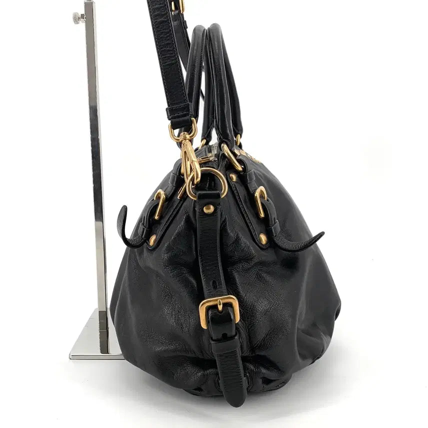 [BUNJANG] Prada Soft Calf Leather Tote Bag 2-Way BR4281 / [매장구매] 프라다 소프트카프 토트백 숄더백 2way br4281