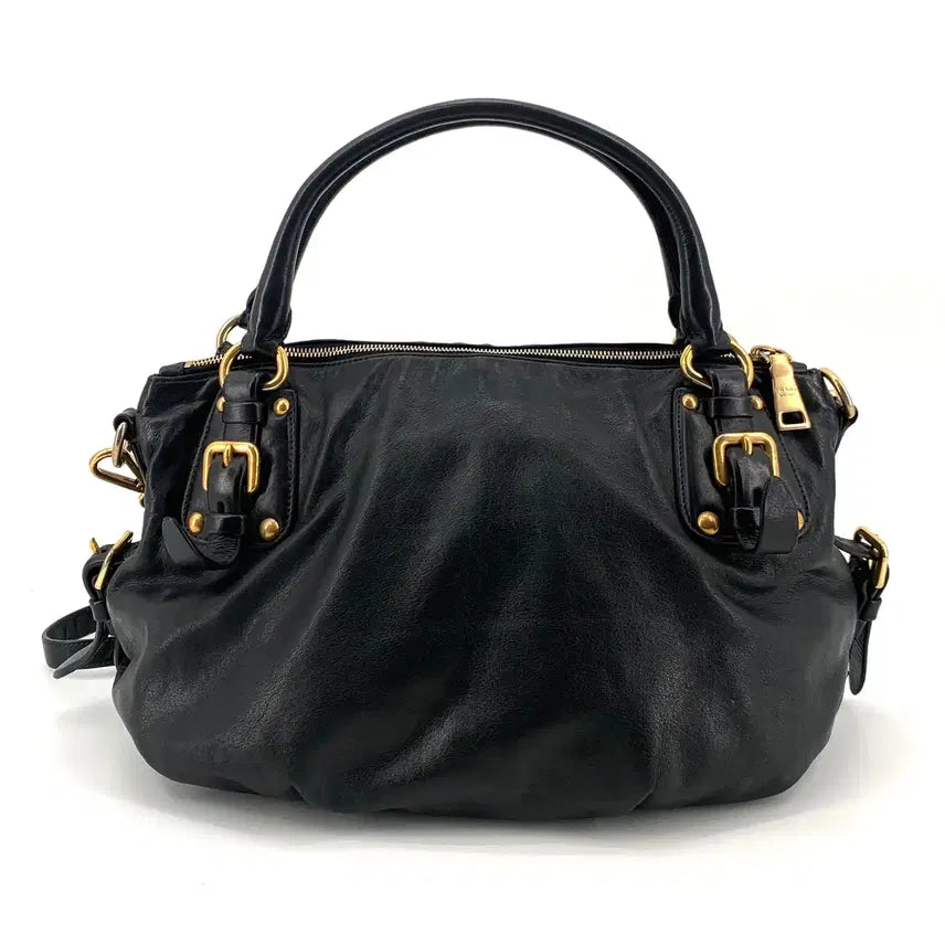 [BUNJANG] Prada Soft Calf Leather Tote Bag 2-Way BR4281 / [매장구매] 프라다 소프트카프 토트백 숄더백 2way br4281