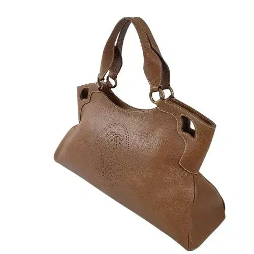 [BUNJANG] Cartier Marcello Brown Leather Tote Bag / 정품 까르띠에 마르첼로 브라운 레더 토트백