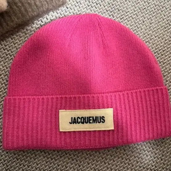 [BUNJANG] Jacquemus Pink Beanie / 자크뮈스 핑크 비니