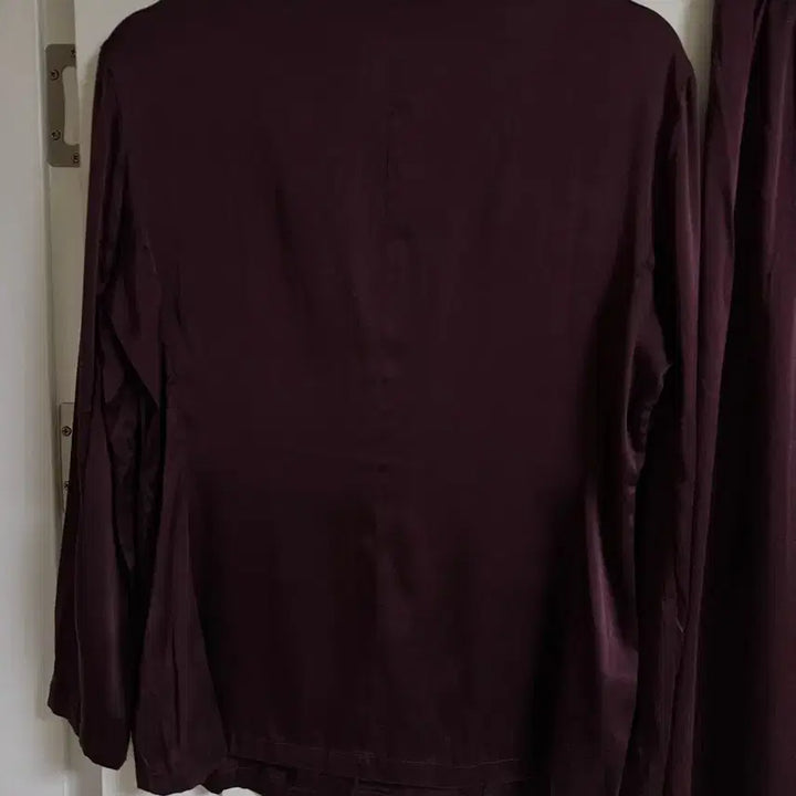 [BUNJANG] La Perla Burgundy Pajama Set / [LA PERLA] 라펠라 버건디 상하의 파자마 잠옷 세트