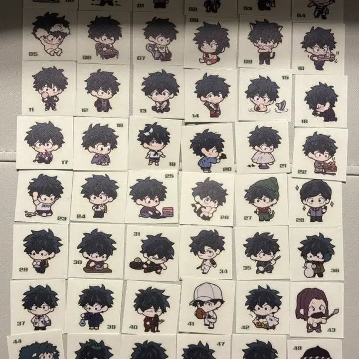 [BUNJANG] My Hero Academia Midoriya Izuku Sticker Set / 히로아카 미도리야 비공굿 띠부씰