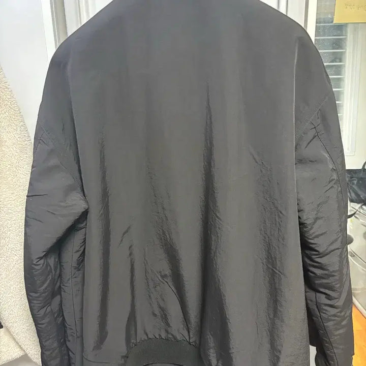 [BUNJANG] Champion USA Logo Fleece Jacket / 챔피온 블랙 USA 로고 플리스 자켓