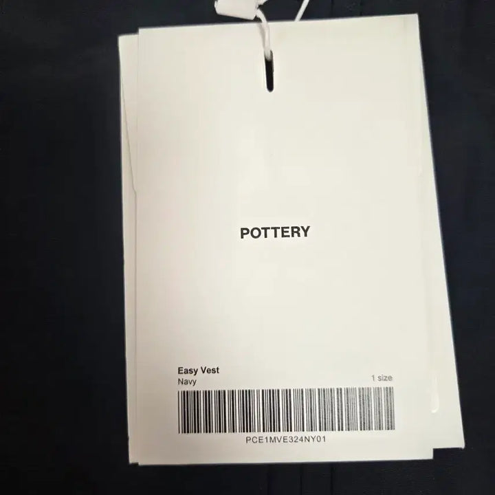 [BUNJANG] Pottery Easy Vest Navy Size 1 / [1]포터리 이지베스트 새상품