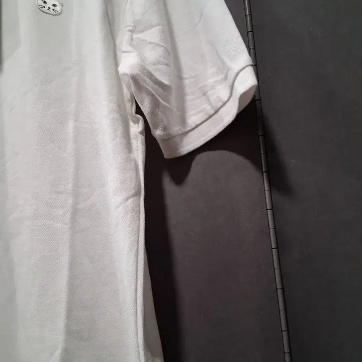 [BUNJANG] Project M Cat Character Polo Shirt / 흰색 캐릭터 반팔 카라티  프로젝트M 고양이