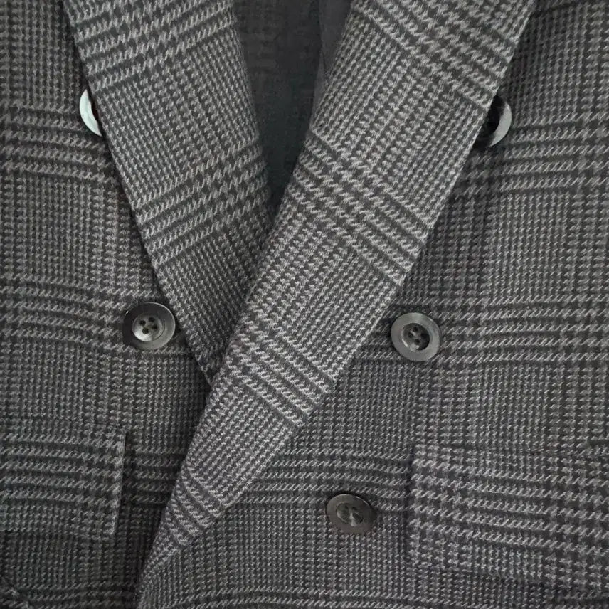 [BUNJANG] 10 Corso Como Check Double Breasted Jacket / [10 꼬르소 꼬모] 체크 더블 브레스트 자켓 S