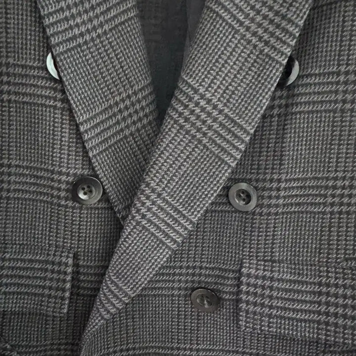 [BUNJANG] 10 Corso Como Check Double Breasted Jacket / [10 꼬르소 꼬모] 체크 더블 브레스트 자켓 S