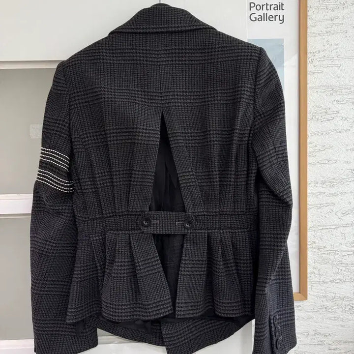 [BUNJANG] 10 Corso Como Check Double Breasted Jacket / [10 꼬르소 꼬모] 체크 더블 브레스트 자켓 S