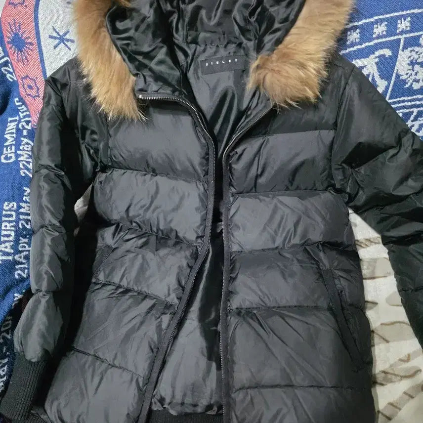 [SOLD OUT] 시슬리 블랙 퍼 패딩 점퍼