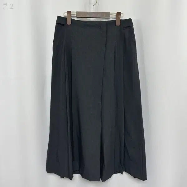 [BUNJANG] G Studio Women's Wide Slacks Gray 77 / G스튜디오 여자 통넓은 와이드 슬랙스 바지 구77