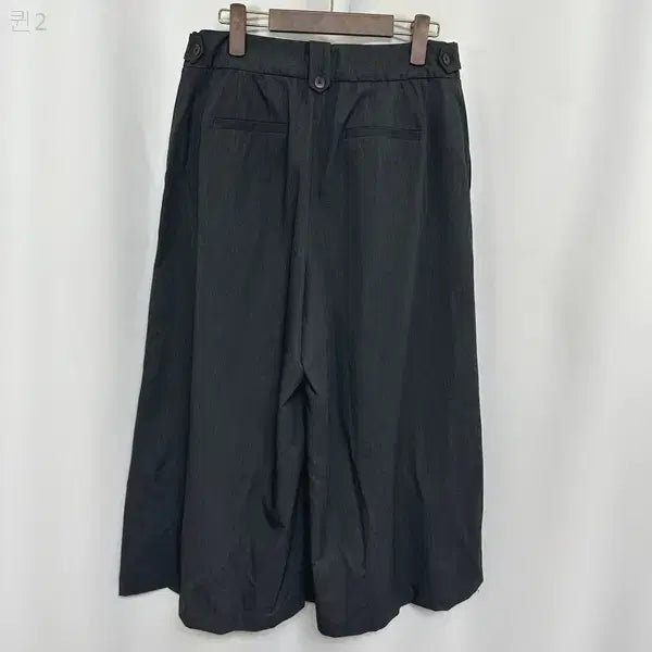 [BUNJANG] G Studio Women's Wide Slacks Gray 77 / G스튜디오 여자 통넓은 와이드 슬랙스 바지 구77