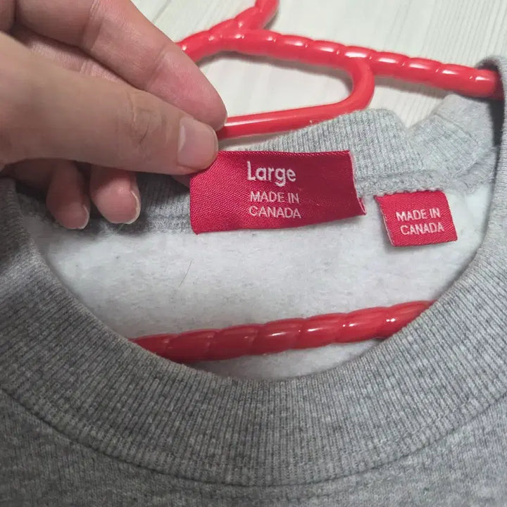 [BUNJANG] Supreme x Bless Crewneck Heather Gray 23FW / 슈프림 x 블레스 크루넥 헤더 그레이 23FW