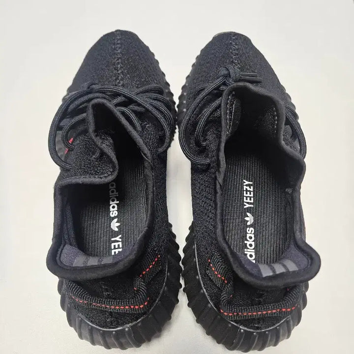 [BUNJANG] Adidas Yeezy Boost 350 V2 Black Red Sneakers / 아디다스 이지부스트 350 V2 블랙 레드