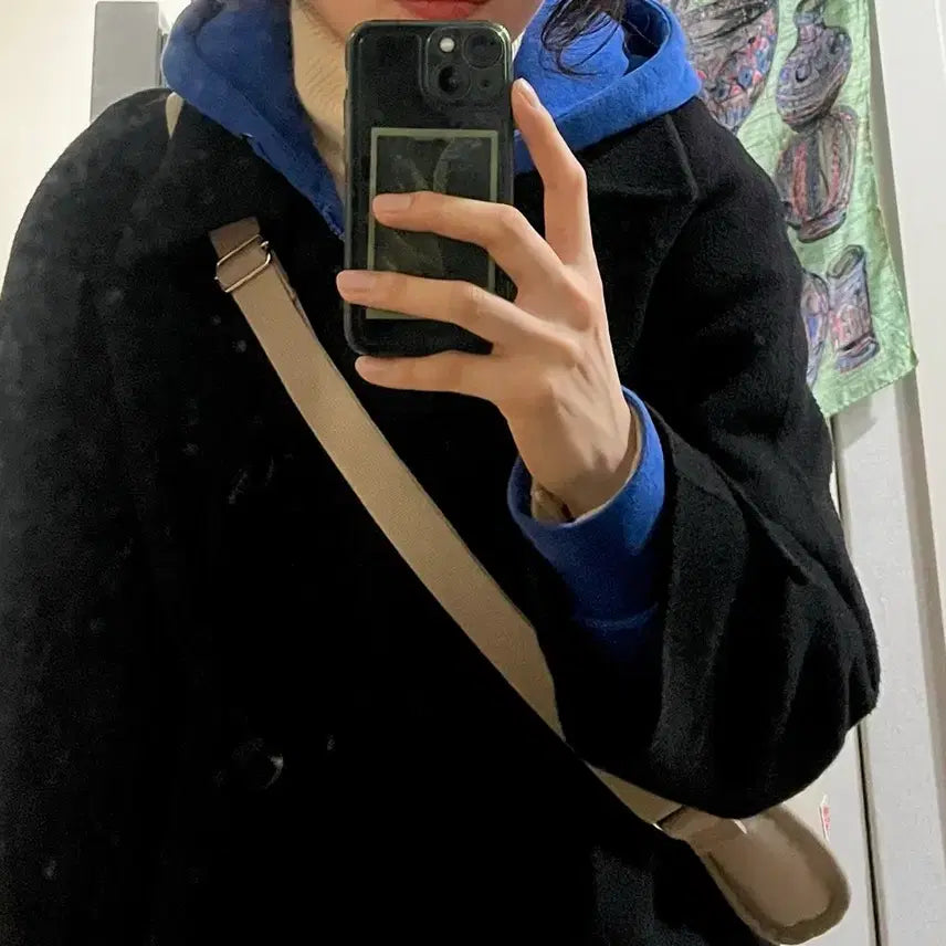 [BUNJANG] Stussy Blue Cropped Hoodie Zip-Up / 스투시 블루색상 후드집업