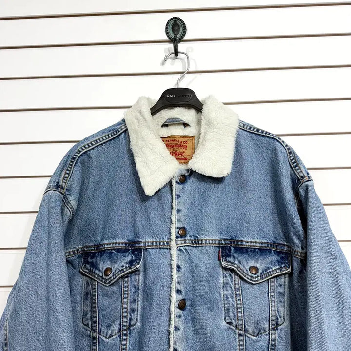 [BUNJANG] LEVIS Sherpa Denim Jacket (Made In U.S.A) / 90's LEVIS 리바이스 쉐르파 (Made In U.S.A)