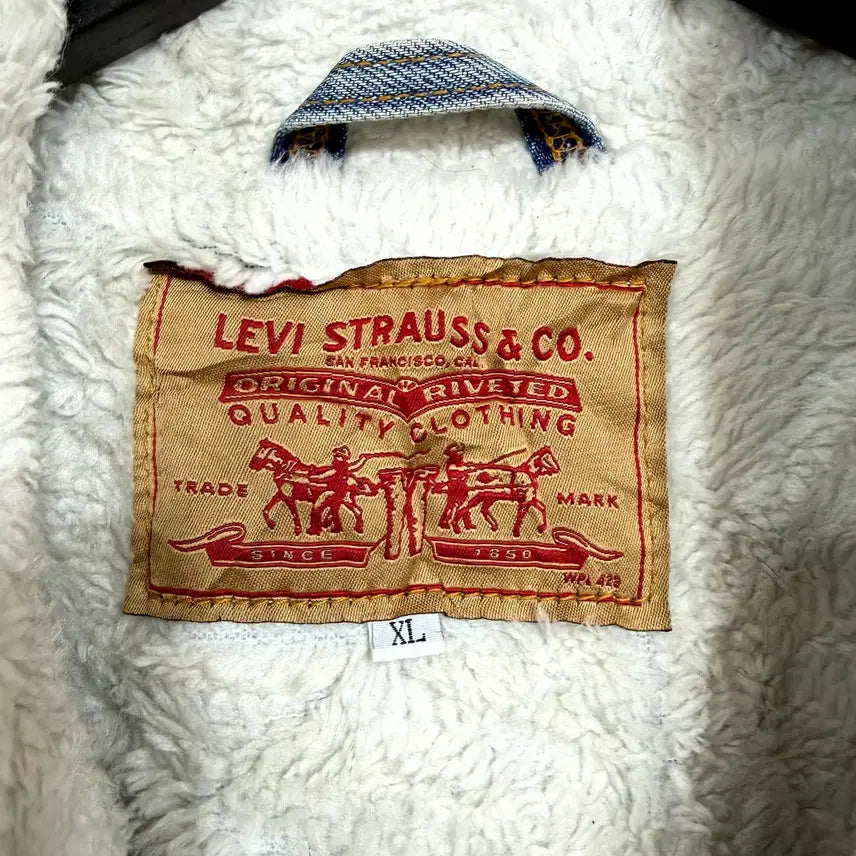 [BUNJANG] LEVIS Sherpa Denim Jacket (Made In U.S.A) / 90's LEVIS 리바이스 쉐르파 (Made In U.S.A)