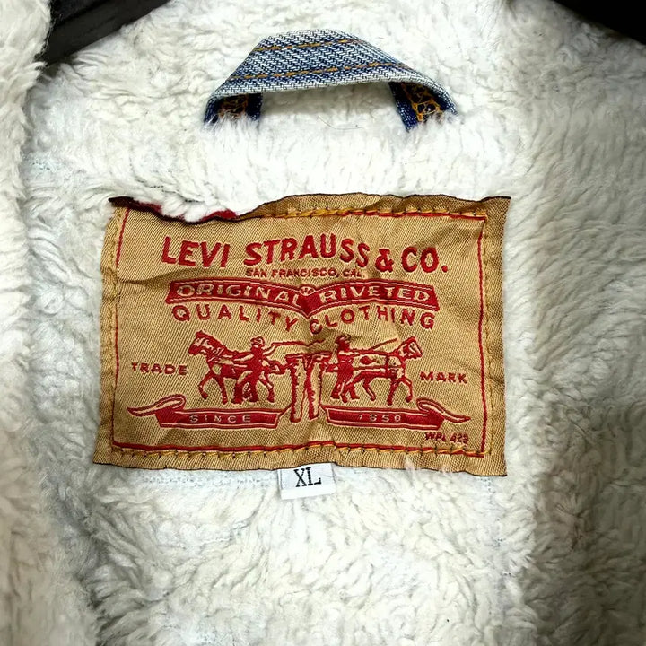[BUNJANG] LEVIS Sherpa Denim Jacket (Made In U.S.A) / 90's LEVIS 리바이스 쉐르파 (Made In U.S.A)