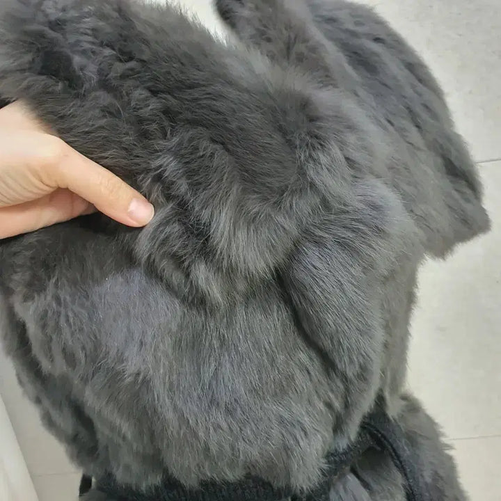 [BUNJANG] Real Fur Long Vest / 리얼퍼 롱베스트