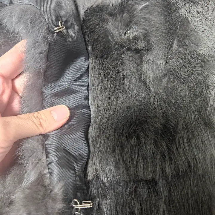 [BUNJANG] Real Fur Long Vest / 리얼퍼 롱베스트