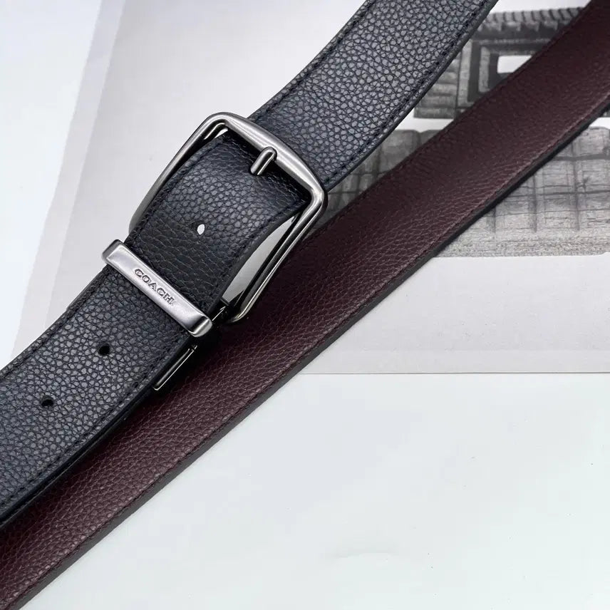 [BUNJANG] Coach Standard Wallet and Reversible Belt Set / 코치 스탠다드 지갑 양면 벨트 세트 새상품