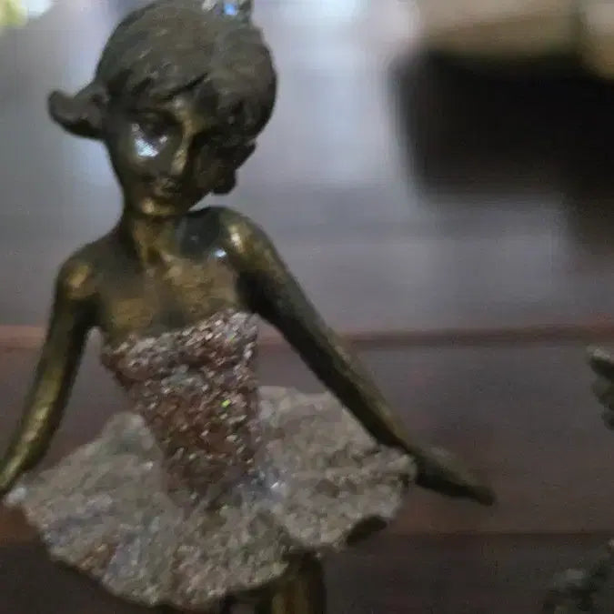 [BUNJANG] Antique Angel Figurines Set / 주석인형 4개