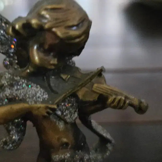 [BUNJANG] Antique Angel Figurines Set / 주석인형 4개