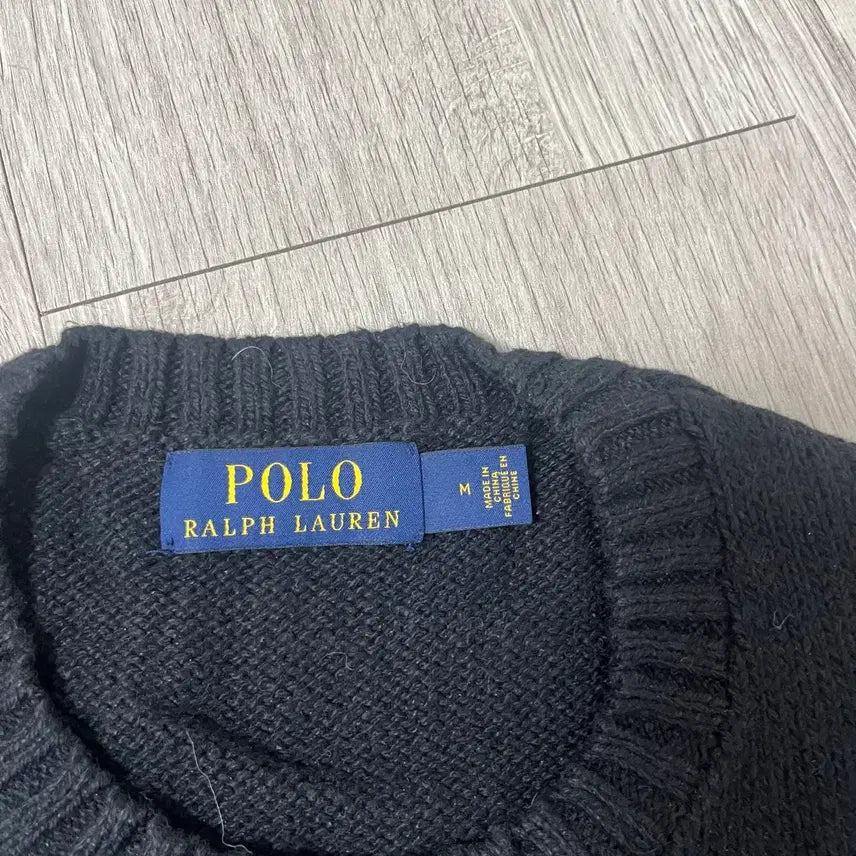 [BUNJANG] Polo Coffee Bear Knit M / 폴로 커피베어 니트 M