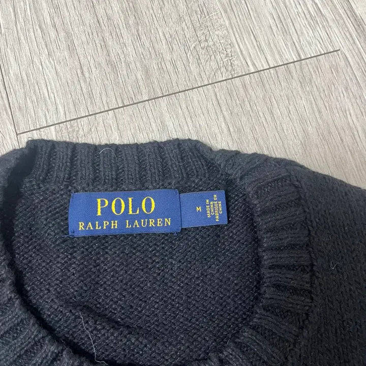 [BUNJANG] Polo Coffee Bear Knit M / 폴로 커피베어 니트 M