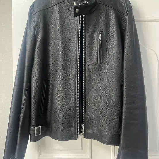 [BUNJANG] DKZ Jaechan Cowhide Leather Jacket (Size L) / 도프제이슨 카우하이드 소가죽자켓 L